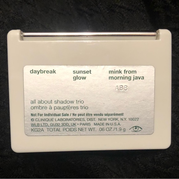 New Clinique All About Eyeshadow Daybreak Unset Glow Mink From Morning Java - Picture 4 of 6